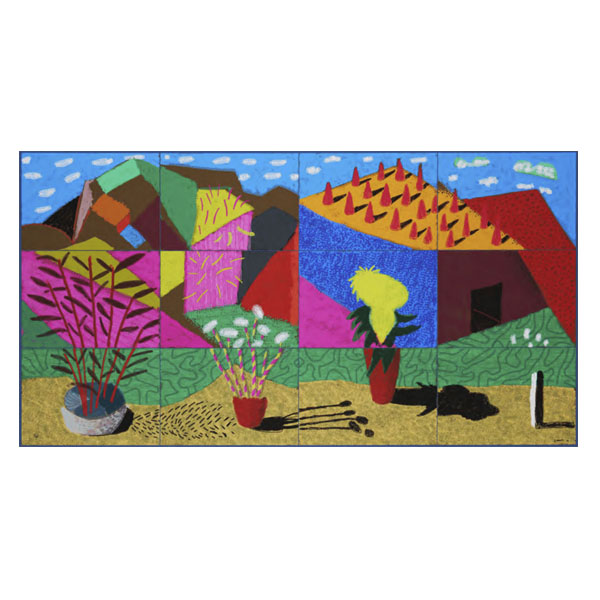 August 2021, Landscape with Shadows