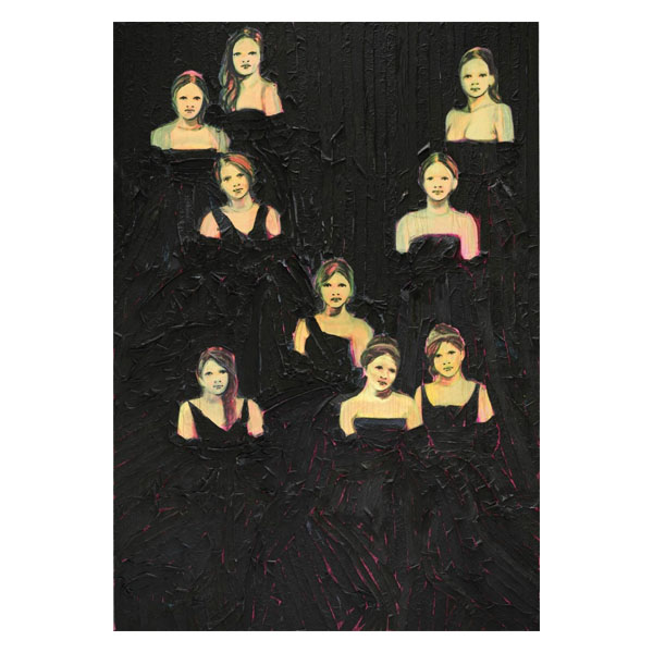 Les Debutantes (Pink and Black)
