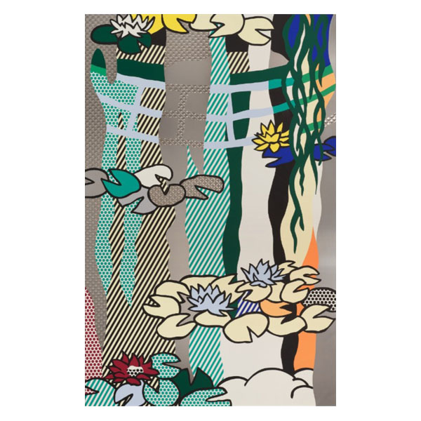 Water Lilies with Japanese Bridge