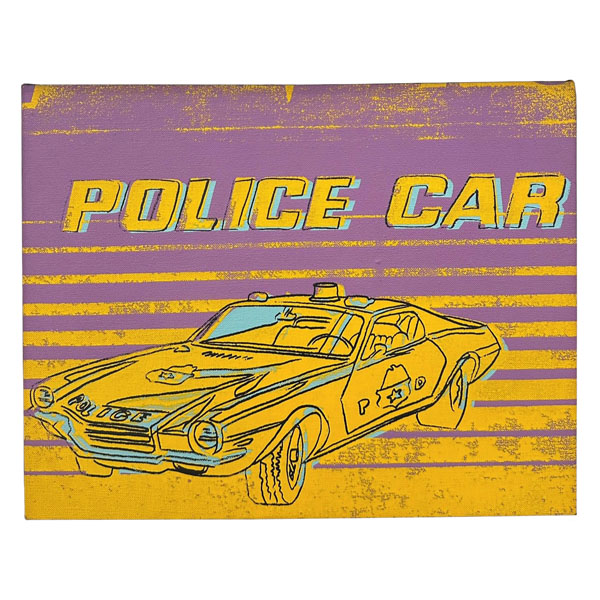 Police Car (from Toy Paintings series)