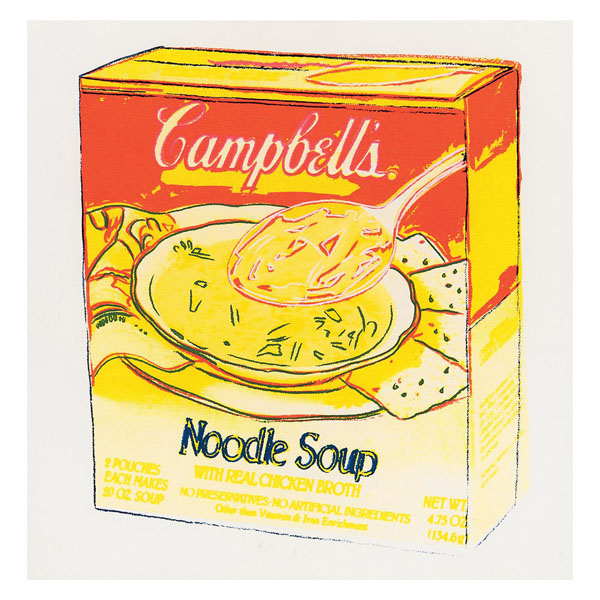 Campbell’s Soup Box (Noodle Soup)