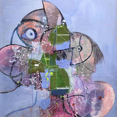 George Condo, Exploration, 2022