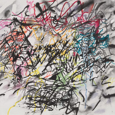 Julie Mehretu, Six Bardos: Transmutation, 2018