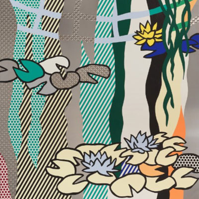 Roy Lichtenstein, Water Lilies with Japanese Bridge, 1992